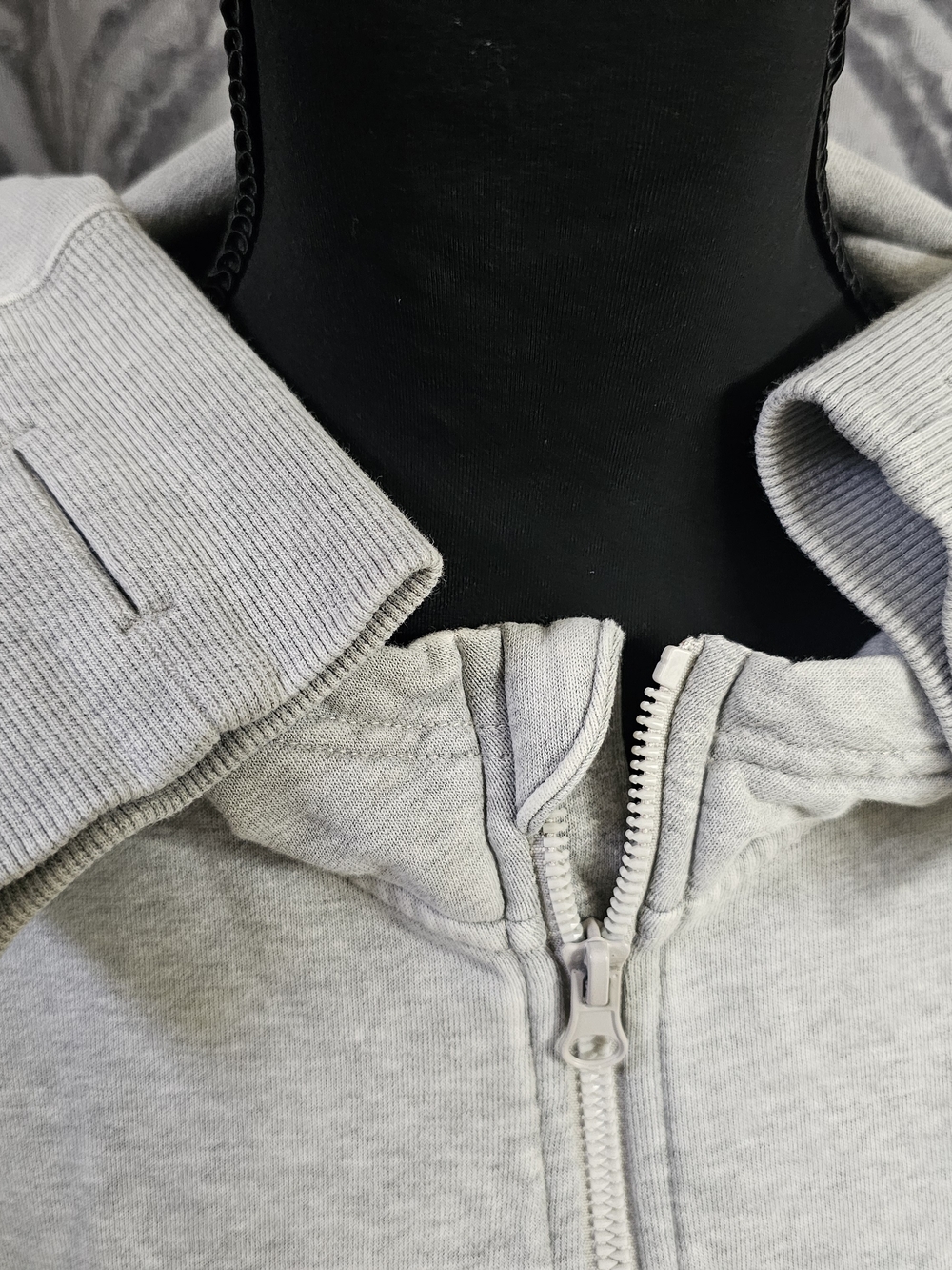 JoyLab Light Gray Half-Zip Hooded Pullover - Picture 3 of 9